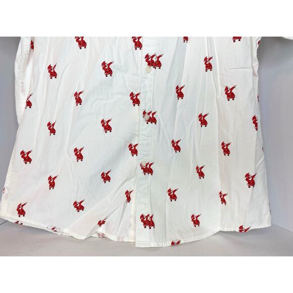 Denim & Flower Ricky Singh Christmas Santa Claus Dabbing Shirt Men’s Medium - Picture 5 of 12
